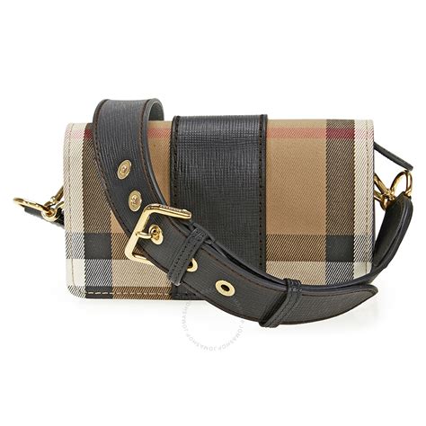 burberry small buckle bag in house check and leather|The Small Buckle Bag in House Check and Leather .